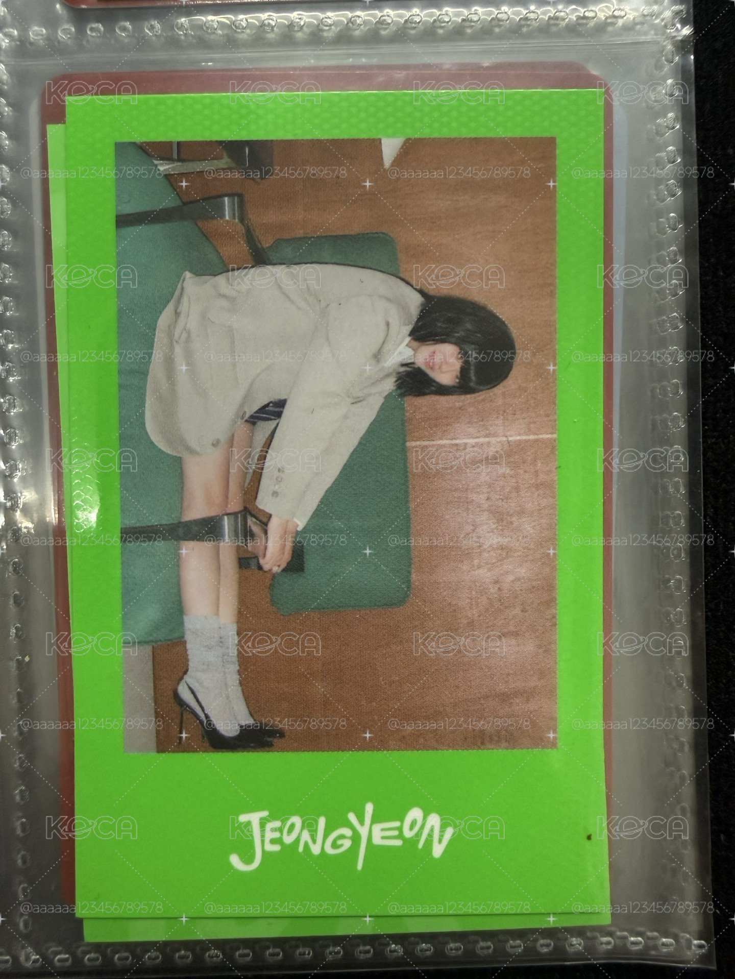 TWICE正規四 綠版電子專固配