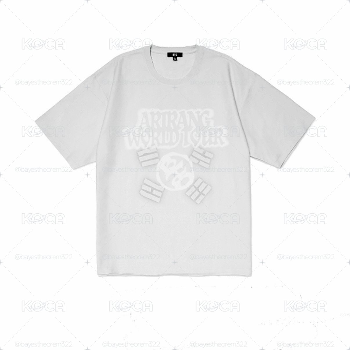 BTS ARIRANG 阿里郎 世巡白色短T XL