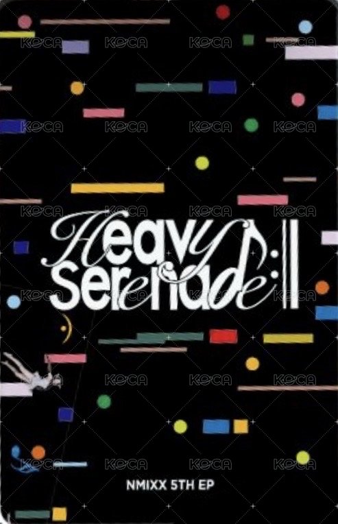Heavy Serenade Serenade ver. 專輯卡  背面