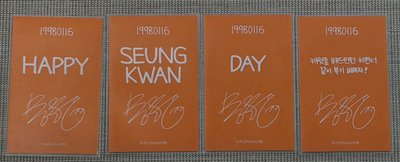 seventeen HAPPY SEUNGKWAN DAY [BADMINTON SET]小卡