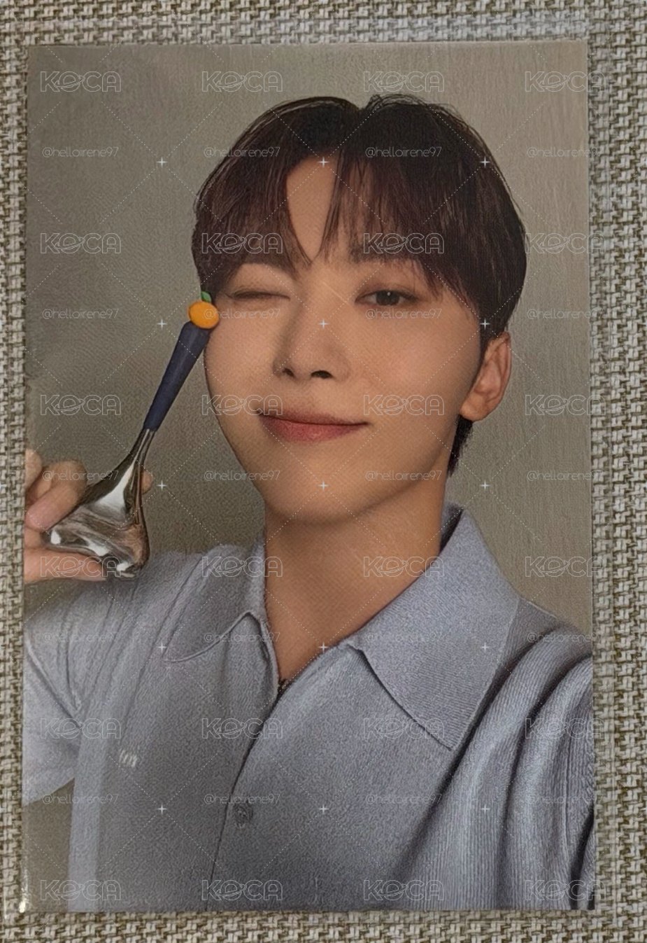 seventeen 成員自製 寛刮痧棒小卡