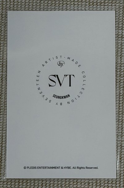 seventeen 成員自製 寛刮痧棒小卡