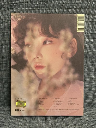 （交易中勿下單）太妍 my voice 豪華藍 空專(PB+CD) 無小卡
