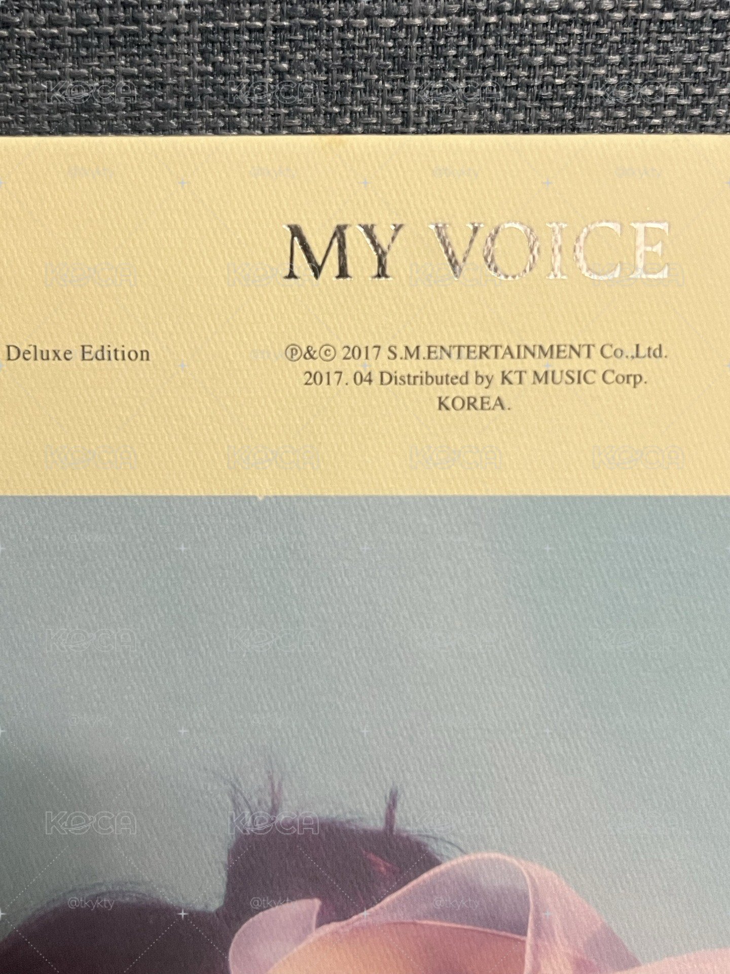 （交易中勿下單）太妍 my voice 豪華藍 空專(PB+CD) 無小卡