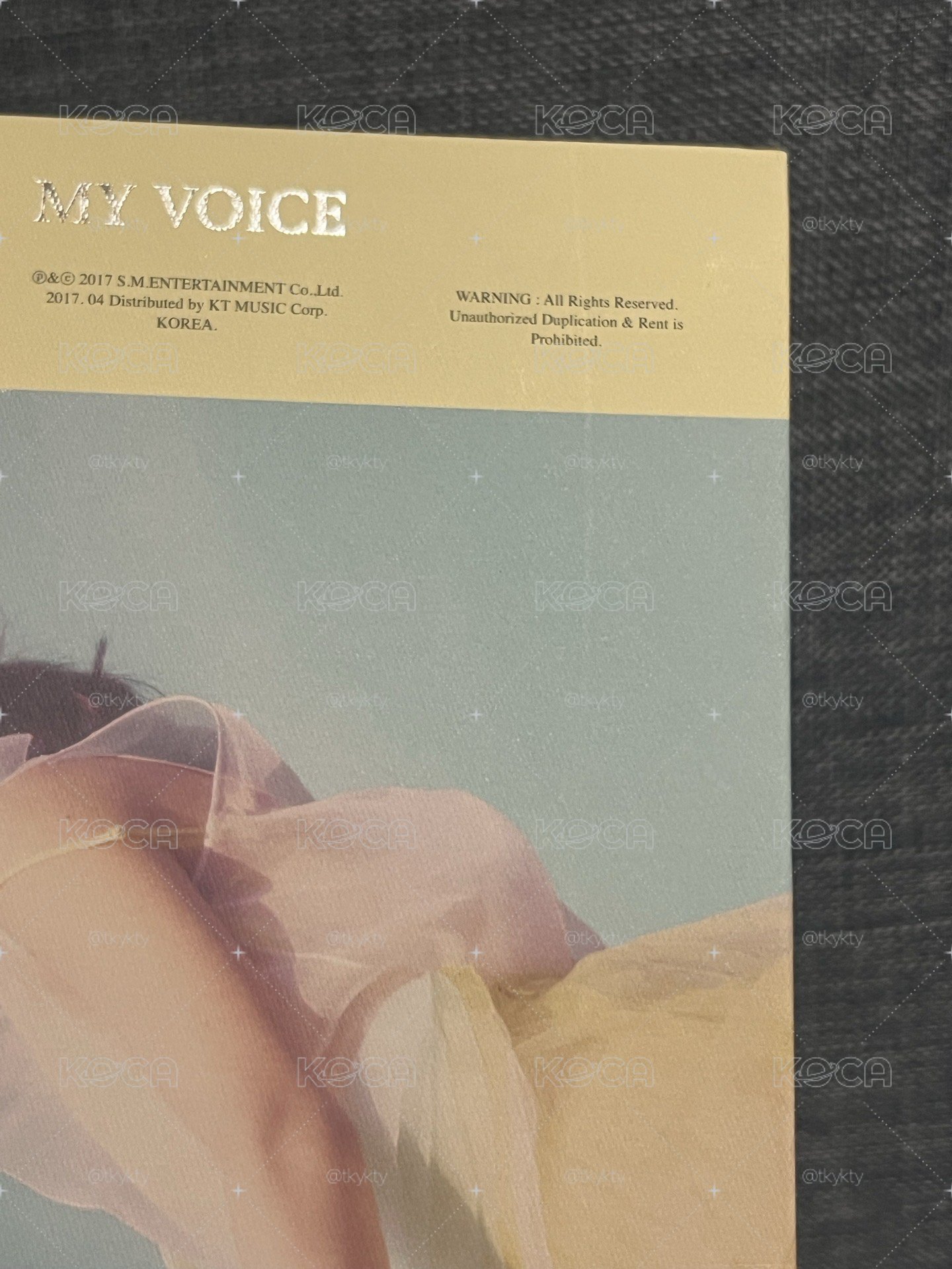 （交易中勿下單）太妍 my voice 豪華藍 空專(PB+CD) 無小卡