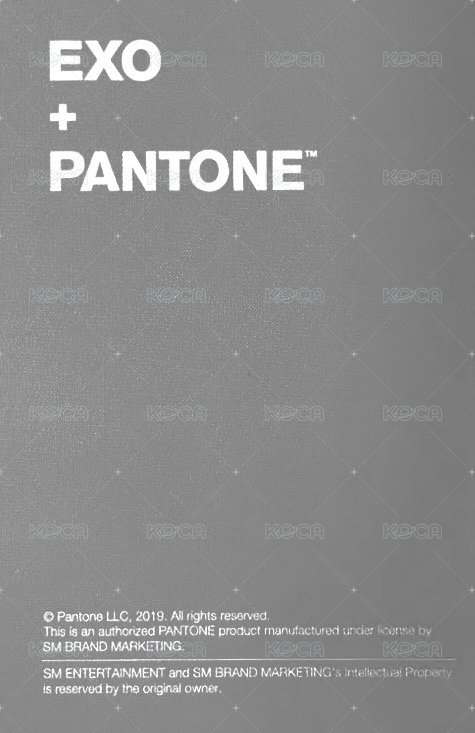 PANTONE 周邊卡 筆記本卡 背面