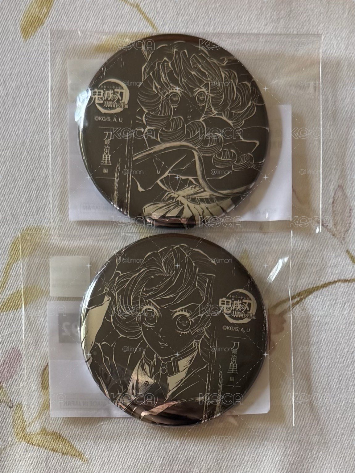 鬼滅 幕間抽賞 B092+B102 蜜璃 徽章