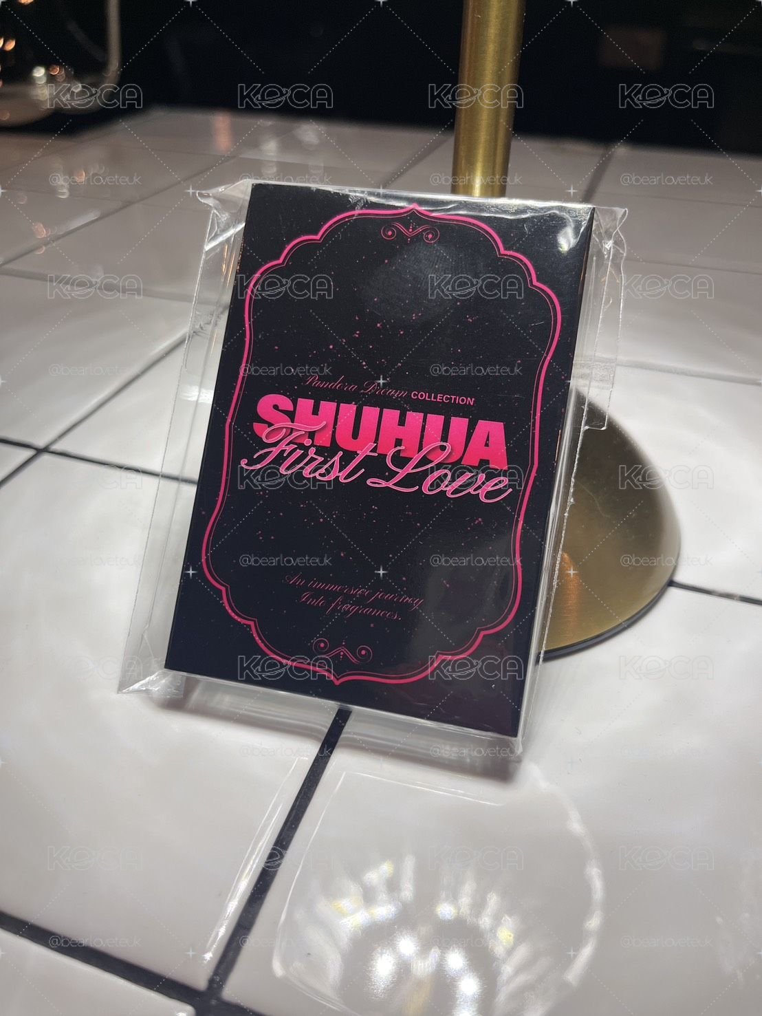 舒華代言香水小卡未拆