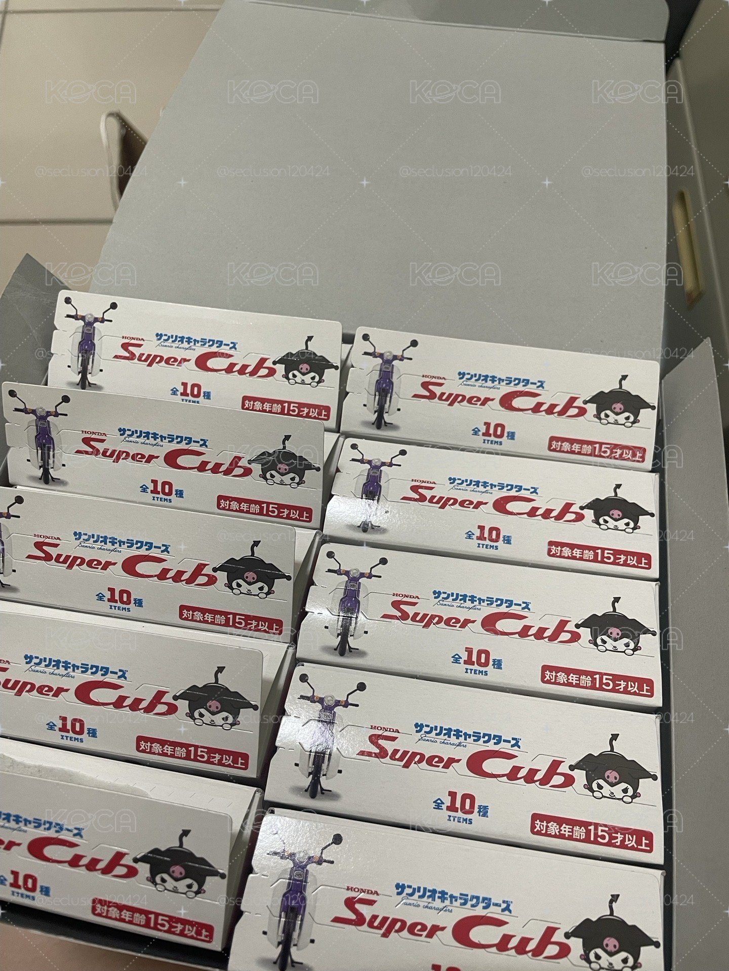 Super Cub 機車模型（大眼蛙+酷企鵝）