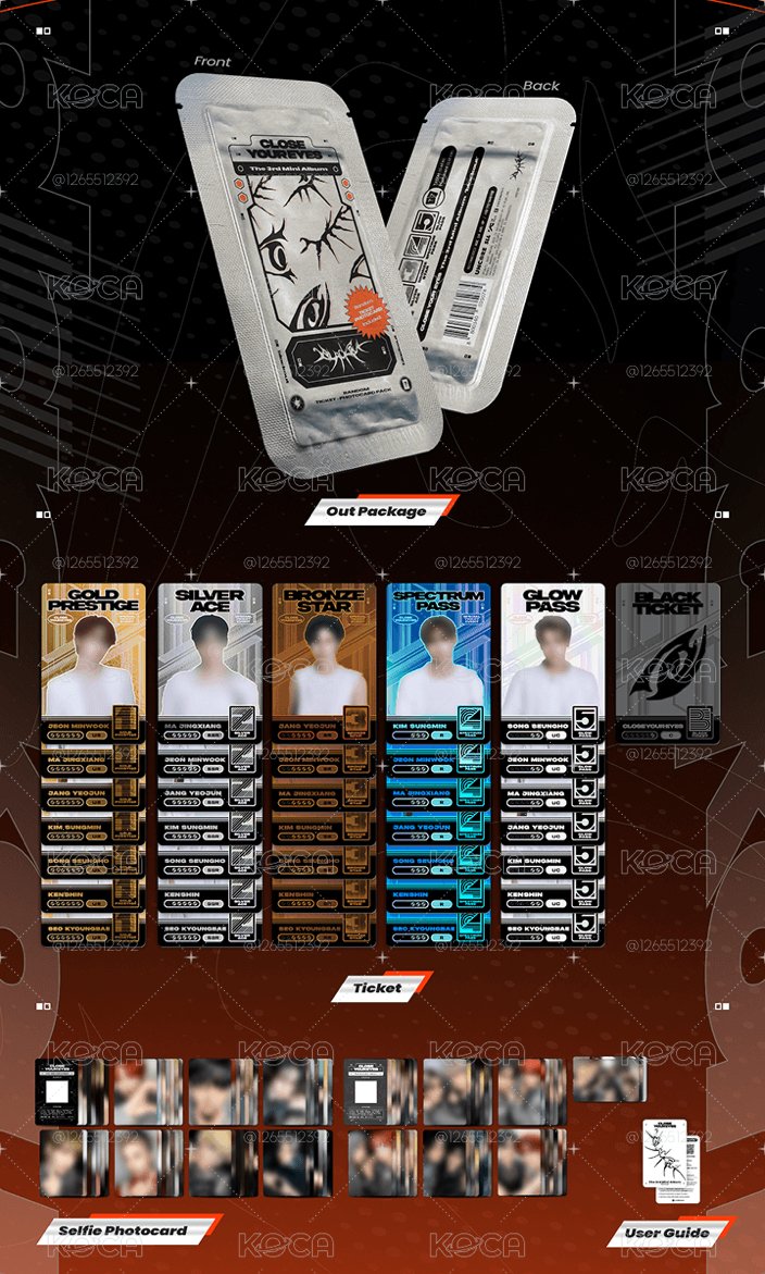 cye 閉眼 未拆專 closeyoureyes 迷三 ticket 票卡專