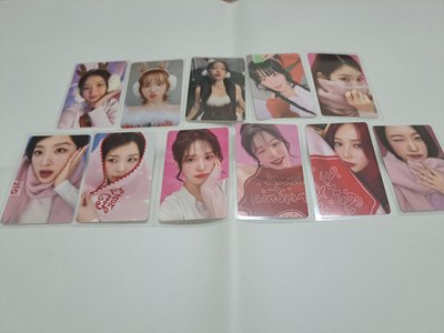 Red velvet pink Christmas 隨機小卡 2022 2023 2024