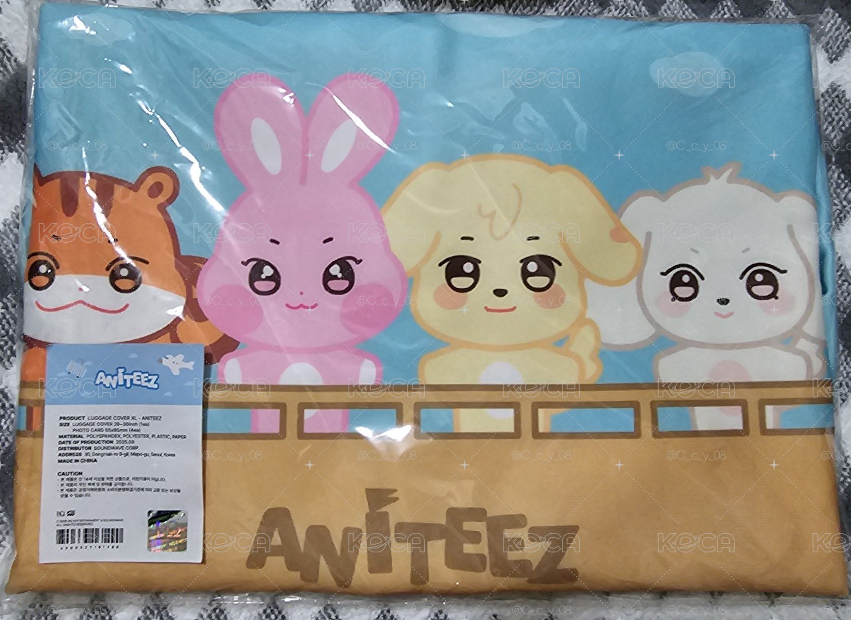Aniteez XL  行李保護套 （無小卡）