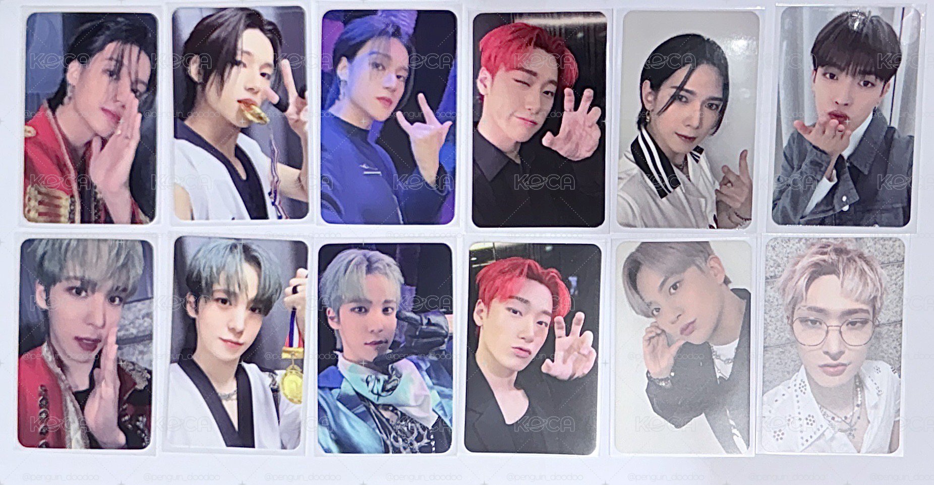 各種ATEEZ特典卡