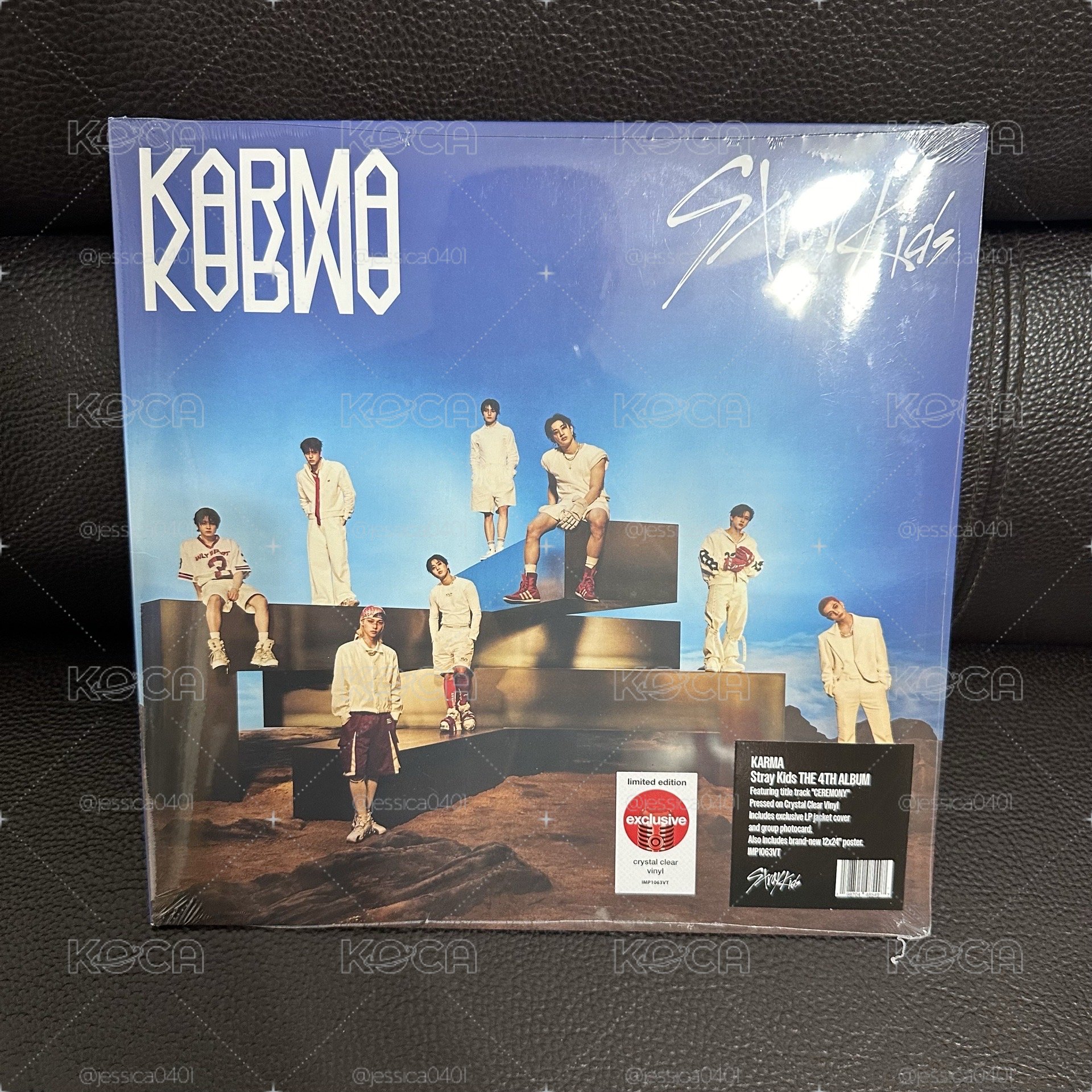 [全新未拆］Stray Kids Karma 黑膠唱片（透明）