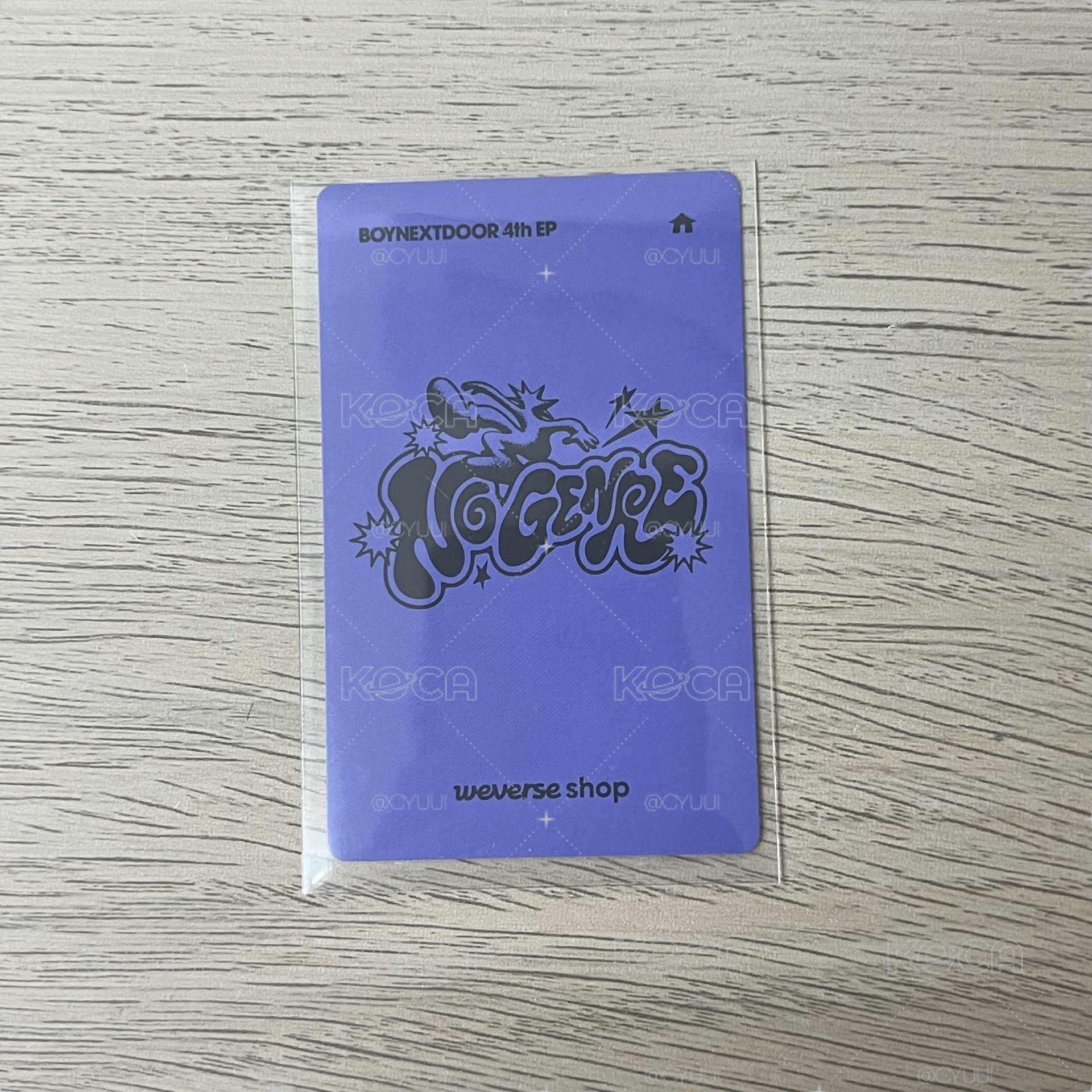 No Genre wvs 單封 特典卡 6