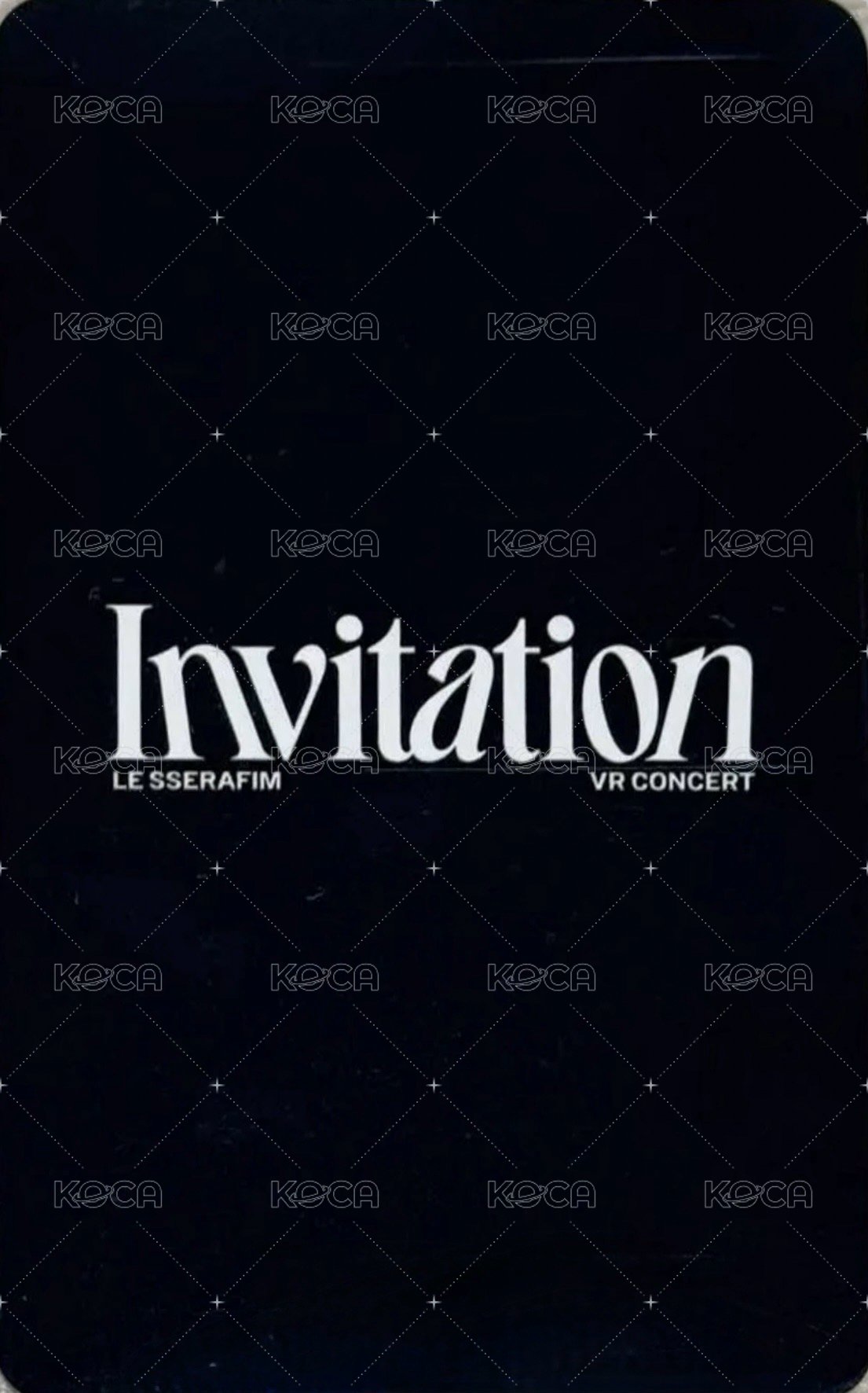 INVITATION 隨機卡 變化卡 背面