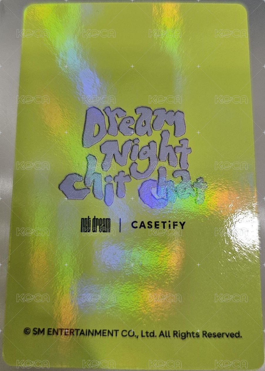 Casetify 1.0 周邊卡  背面