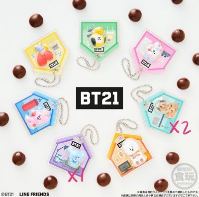 BTS BT21 萬代確認款食玩吊飾 Koya Shooky