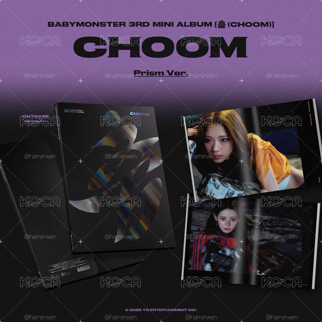 寶怪 迷三 CHOOM 團封3個版本各1