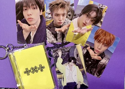 TXT迷8 Photocard Case專 粉+黃+Yes24特典圭