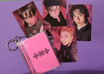 TXT迷8 Photocard Case專 粉+黃+Yes24特典圭