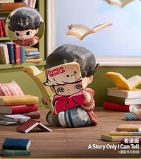 如果今天星期八系列 手辦盲盒 擺件 看漫畫