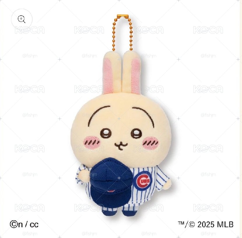 吉伊卡哇×MLB TOKYO SERIES 吊飾 兔兔/烏薩奇（小熊隊）