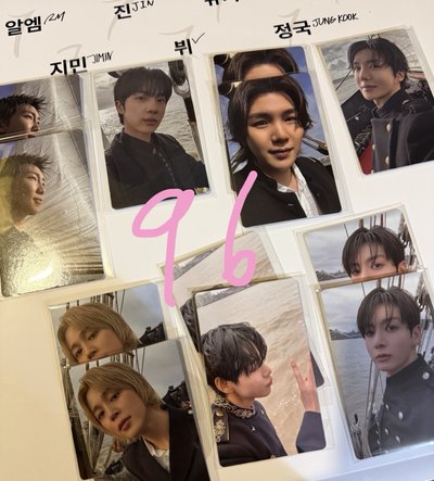 防彈少年團 BTS Weverse Golbal lucky draws 幸運卡特典 