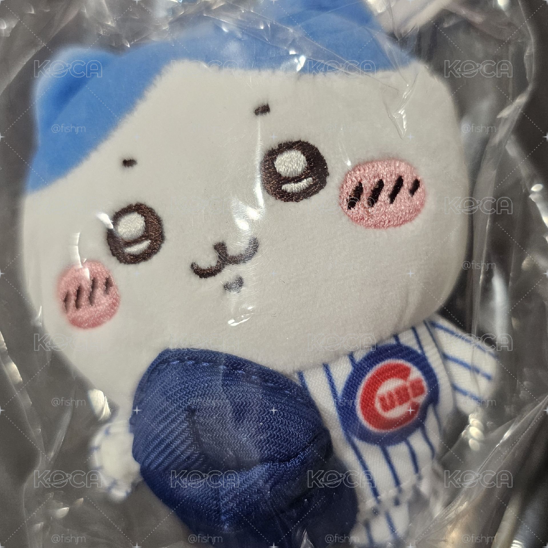 吉伊卡哇×MLB TOKYO SERIES 吊飾 小八貓（小熊隊）