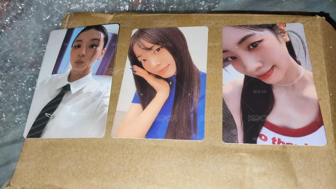 This is for電子專小卡 Twice 正規四 彩瑛 （右邊多賢兩張已出）