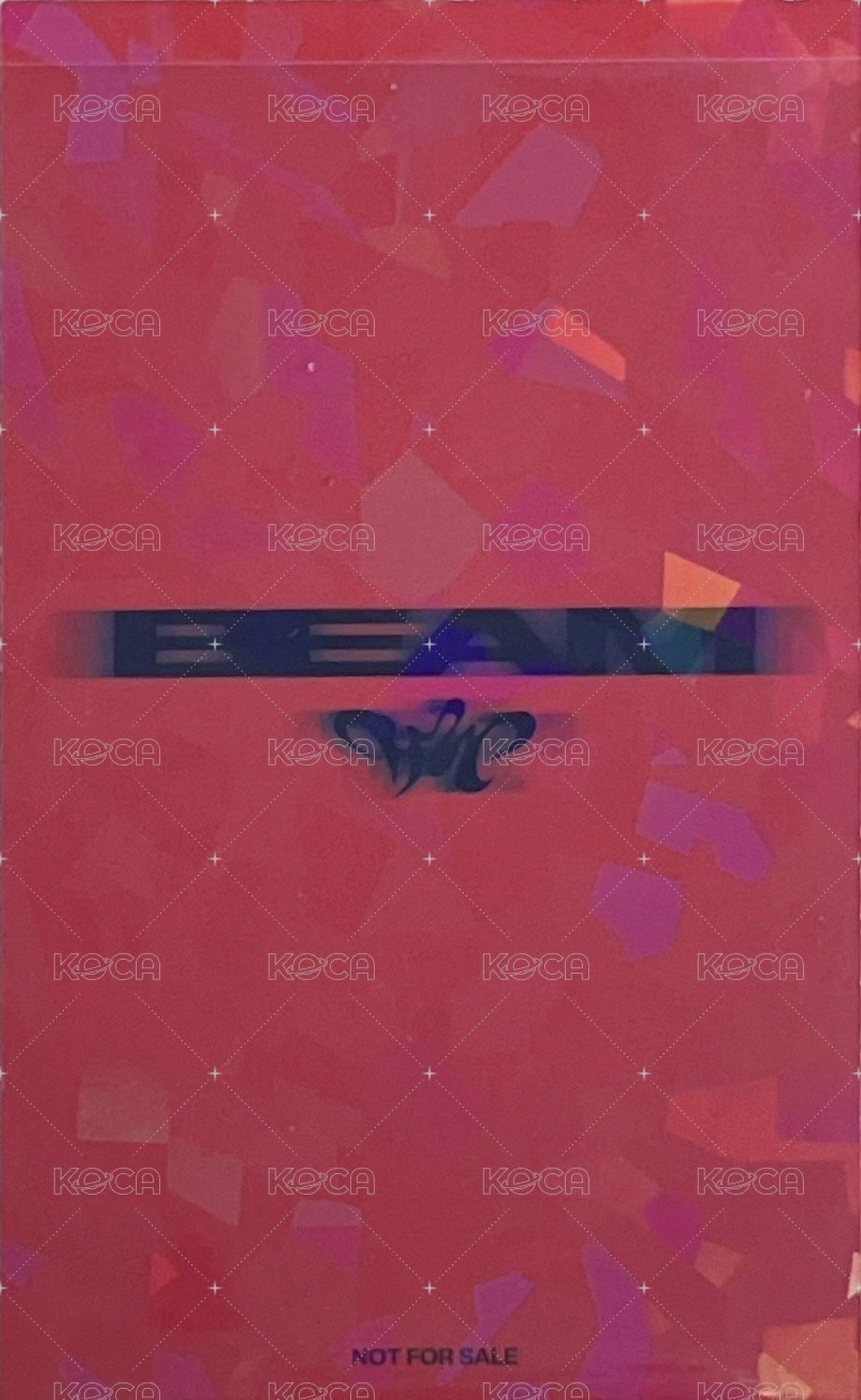 HxW ‘𝗕𝗘𝗔𝗠’ 塔店 抽選卡  背面