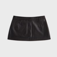 Lisa for Kith Women Nari老花皮革迷你裙