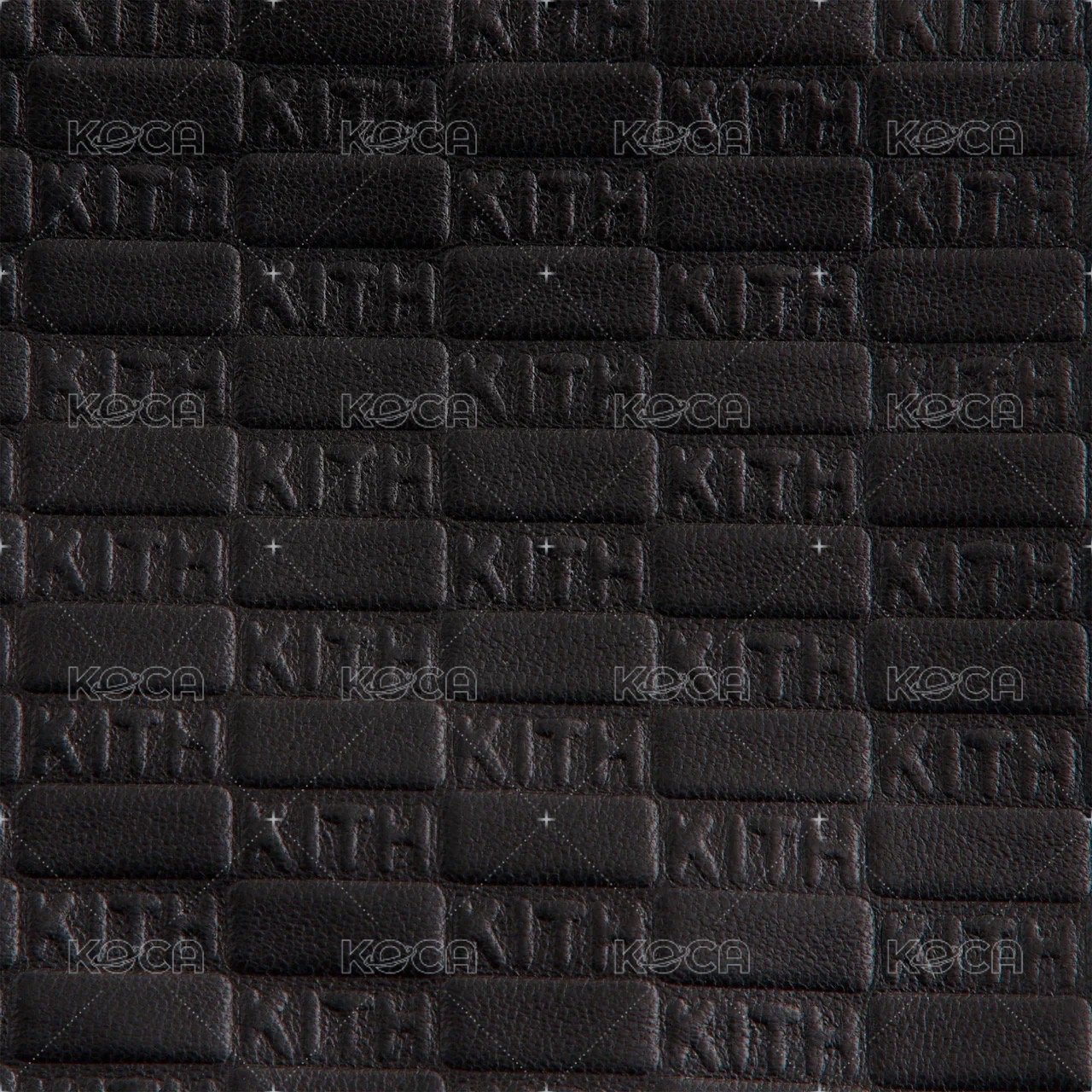 Lisa for Kith Women Nari老花皮革迷你裙