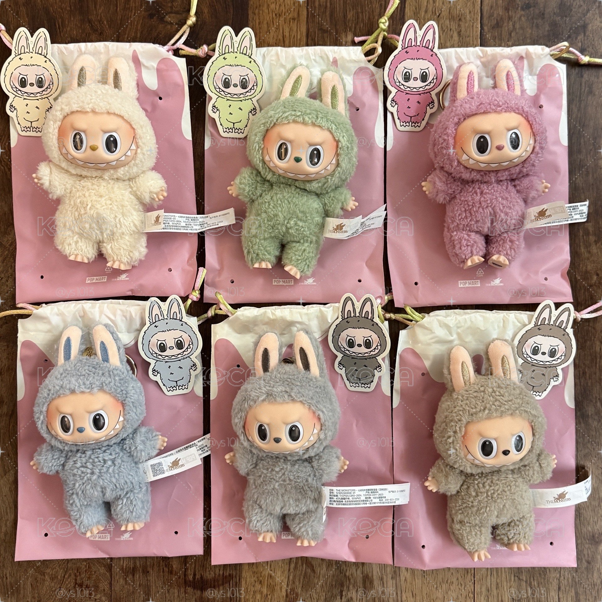 THE MONSTERS 心動馬卡龍搪膠娃娃 LABUBU 1.0 一代