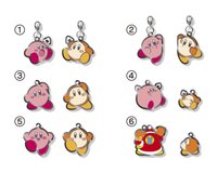 KIRBY play with WADDLE DEE 成對吊飾