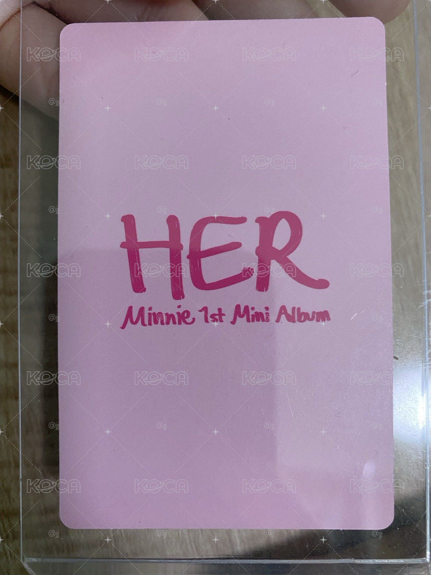 Minnie HER 黑膠專卡 紫衣