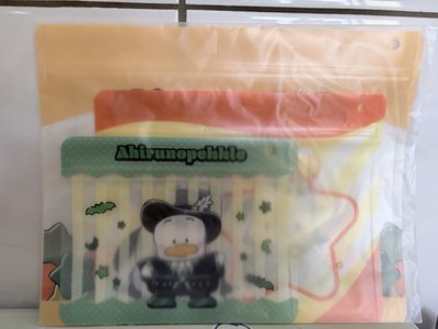 三麗鷗萬聖節一番賞 D賞：夾鍊袋組 貝克鴨+ 帕恰狗