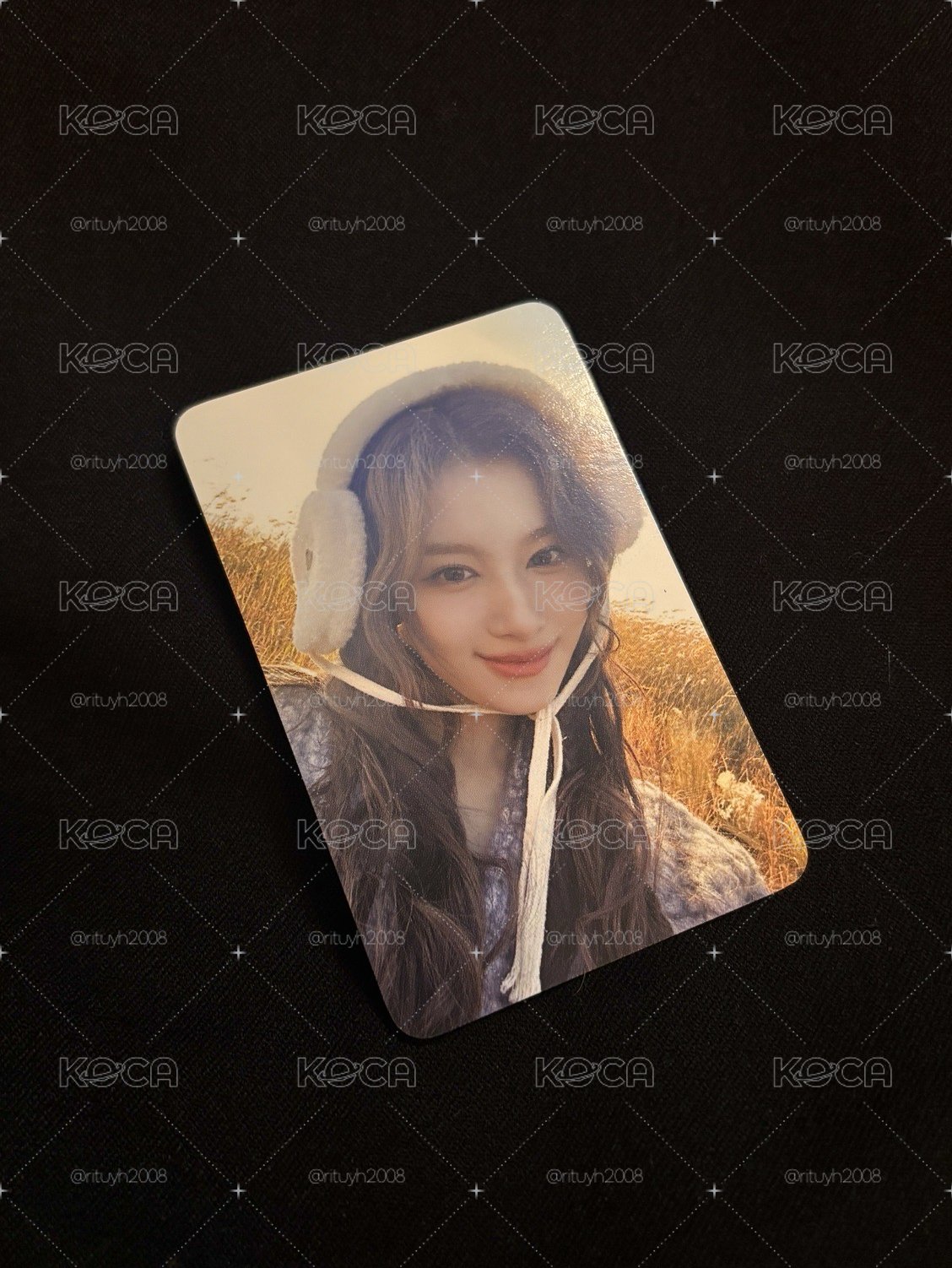 TWICE | With-Youth | Withmuu 特典卡 | Sana 耳罩紗