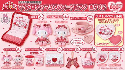 Sanrio 三麗鷗 美樂蒂 × 彼安諾 一番賞系列
