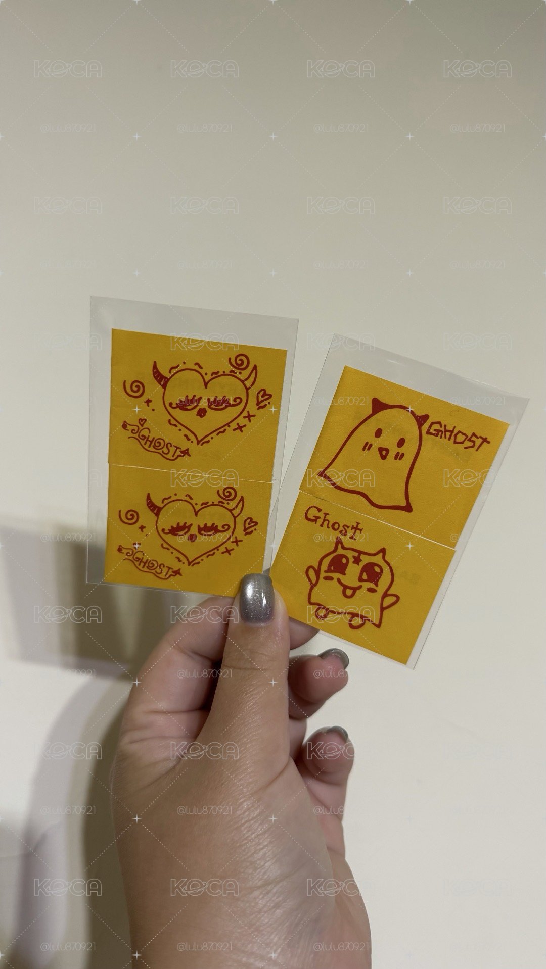 Babymonster 餐點插牌小卡