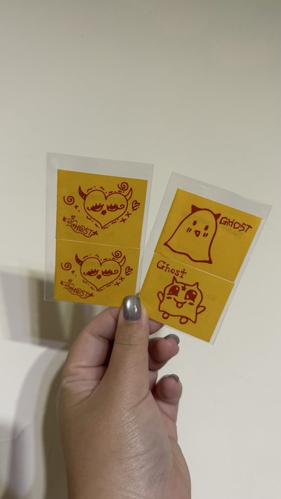 Babymonster 餐點插牌小卡