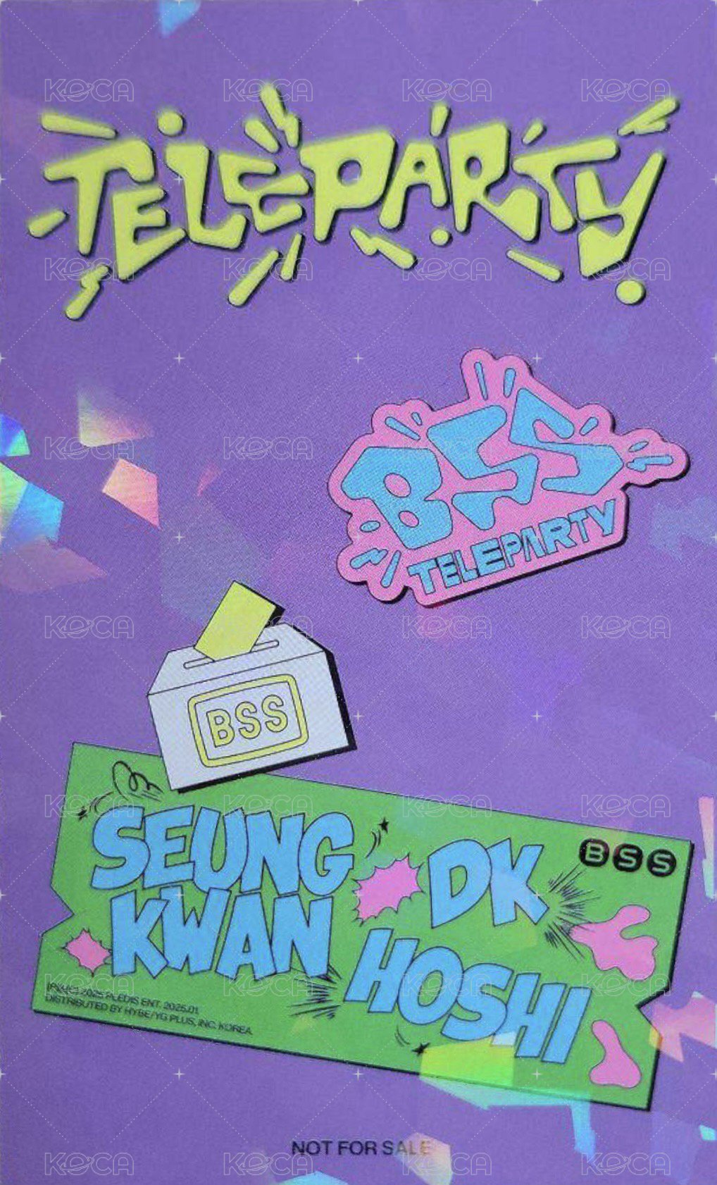 ‘TELEPARTY’ 環球 抽選卡  背面