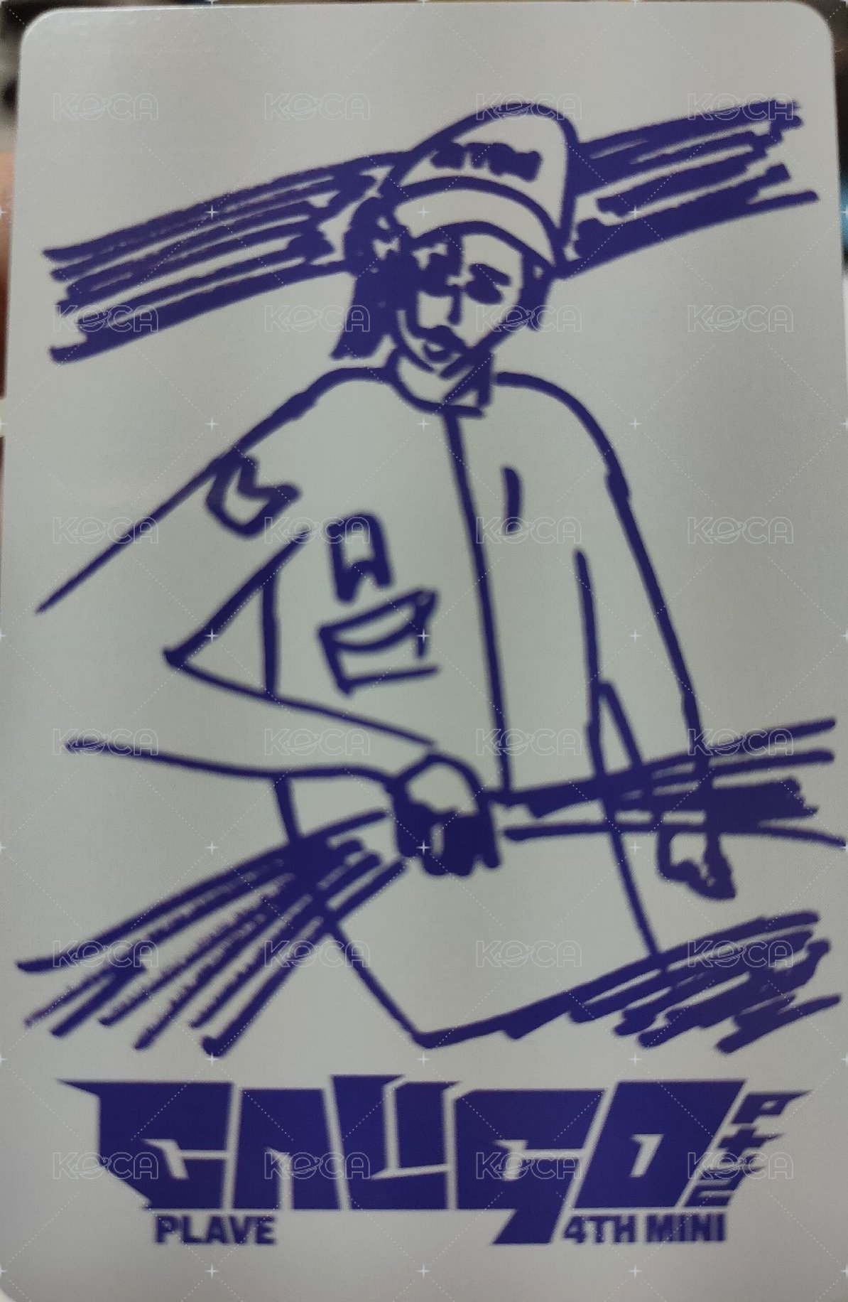 迷四 專輯卡 自畫像 B ver. 背面