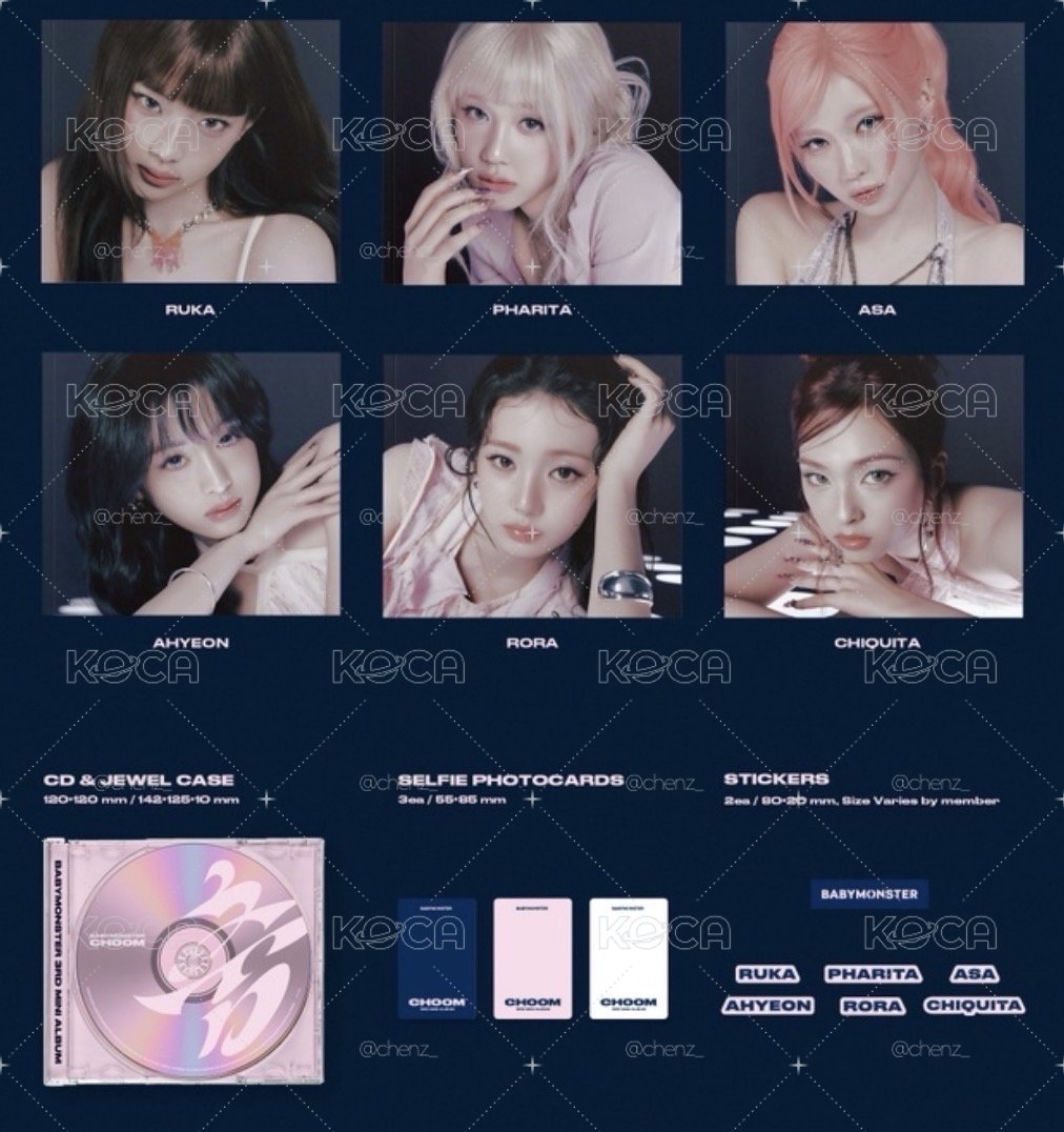 BABYMONSTER 迷你三輯 全新單封可選成員⭐️預購