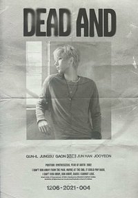 DEAD AND 歌詞 海報 Boy in chic