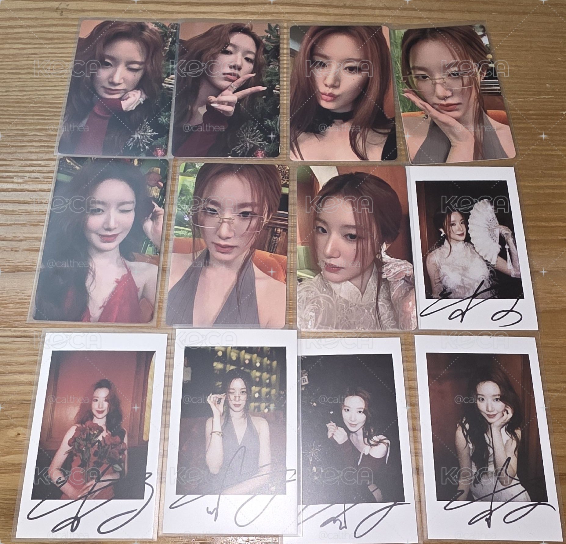 i-dle 葉舒華中文卡背 雜誌卡 12張 