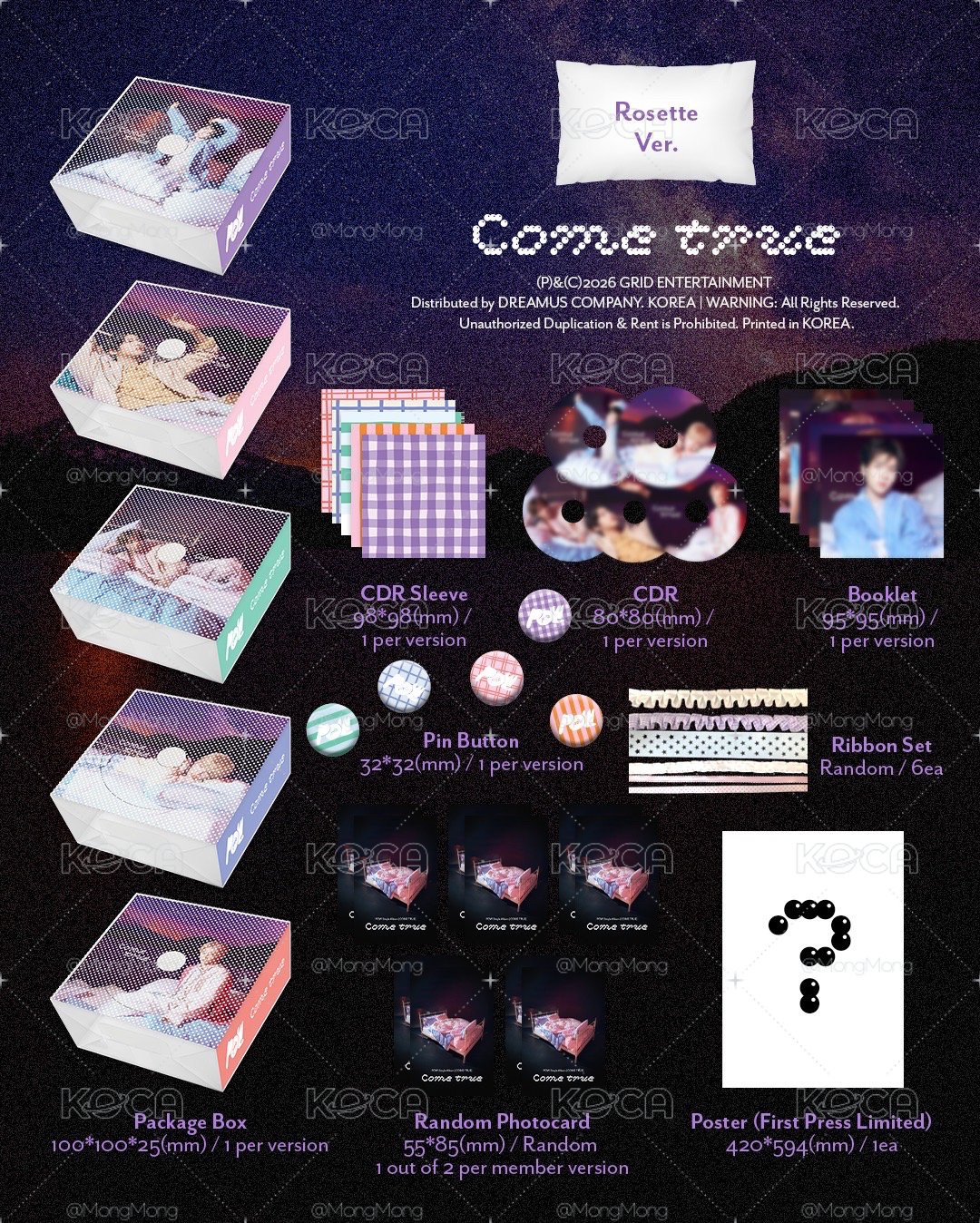 Come True Rosette ver