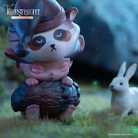 森林之夜 手辦盲盒 公仔 浣熊