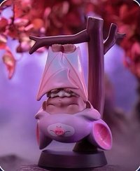 森林之夜 手辦盲盒 公仔 蝙蝠寶寶
