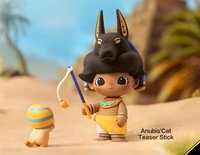 時光漫遊系列 手辦盲盒 公仔 阿奴比斯的逗貓棒
